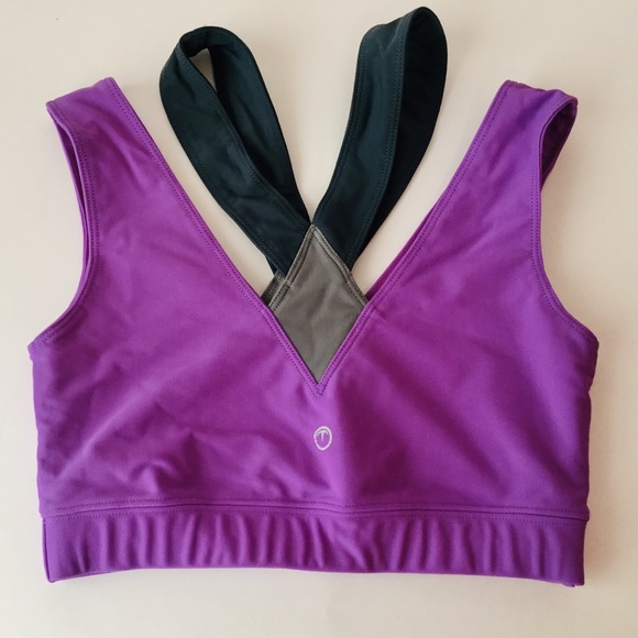 ✨TULLY LOU✨Dana Crop Sports Bra - Picture 2 of 4